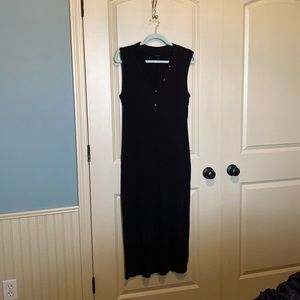 Black ankle length dress